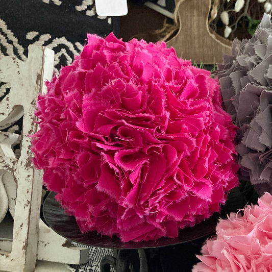 Hot Pink Rag Balls