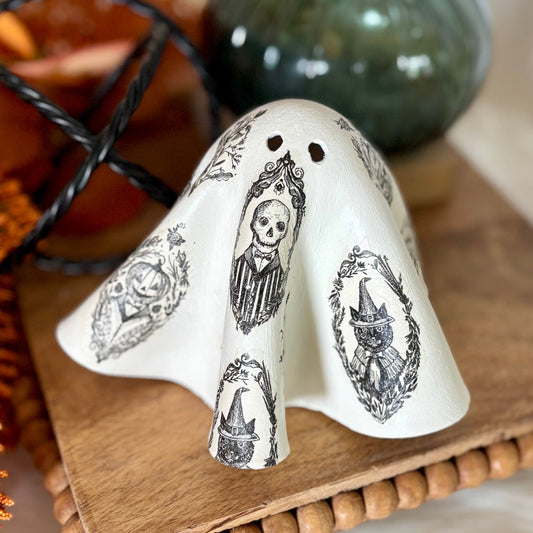 Clay Ghost Gothic Skeleton Portraits
