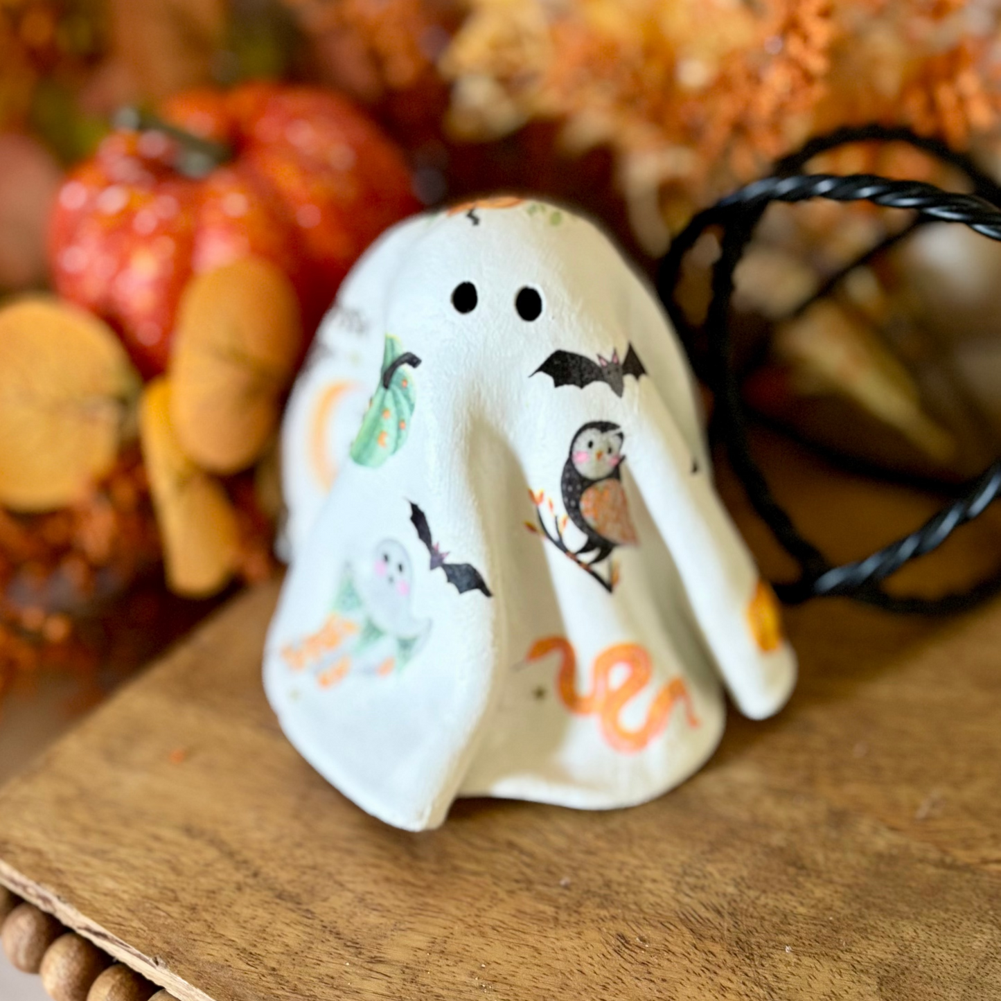 Clay Ghost Halloween Themed