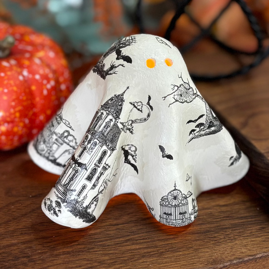 Clay Ghost Spooky Mansion