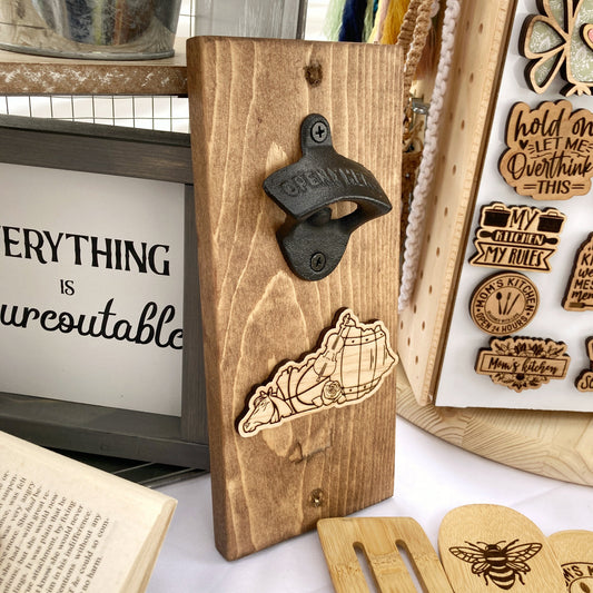 Wall Mounted Bottle Opener Kentucky