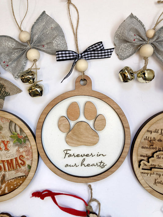 Personalized Pet Memorial Christmas Ornament