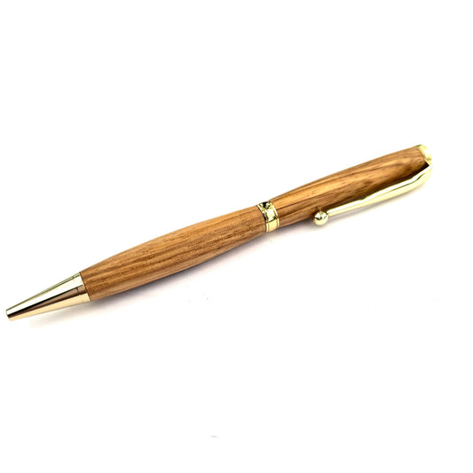 Hand Turned Beli Wood Pen-Slimeline Style