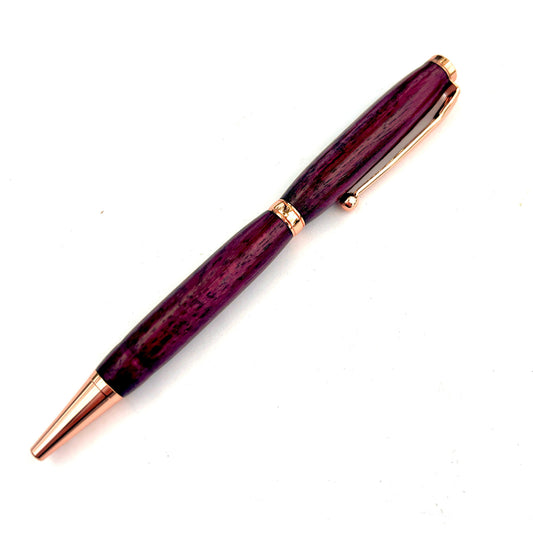 Hand Turned Purple Heart Wood Pen