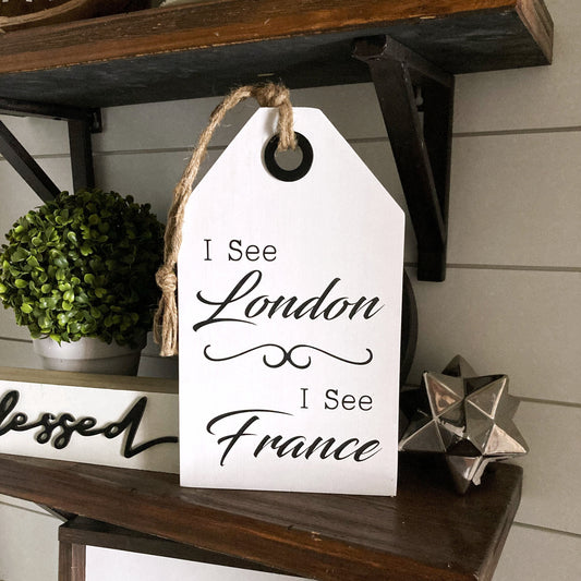 Extra Large Funny Bathroom Sign