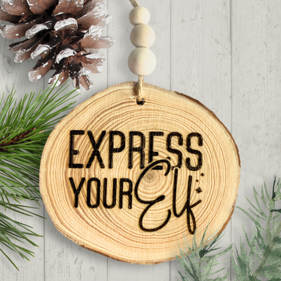 Wood Slice Ornaments