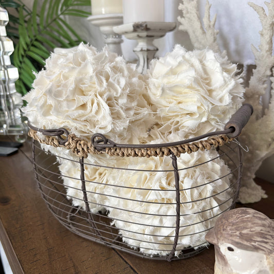 Rag Balls Bowl Fillers for Decorating Dough Bowls or Trays