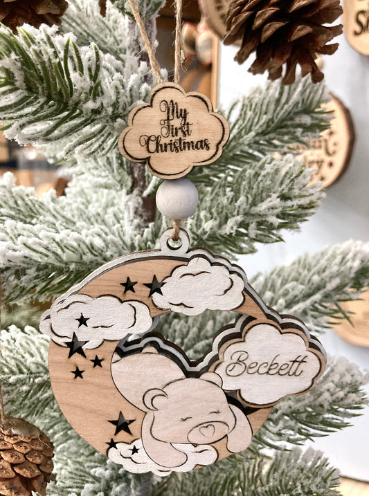 My First Christmas Ornament Personalized