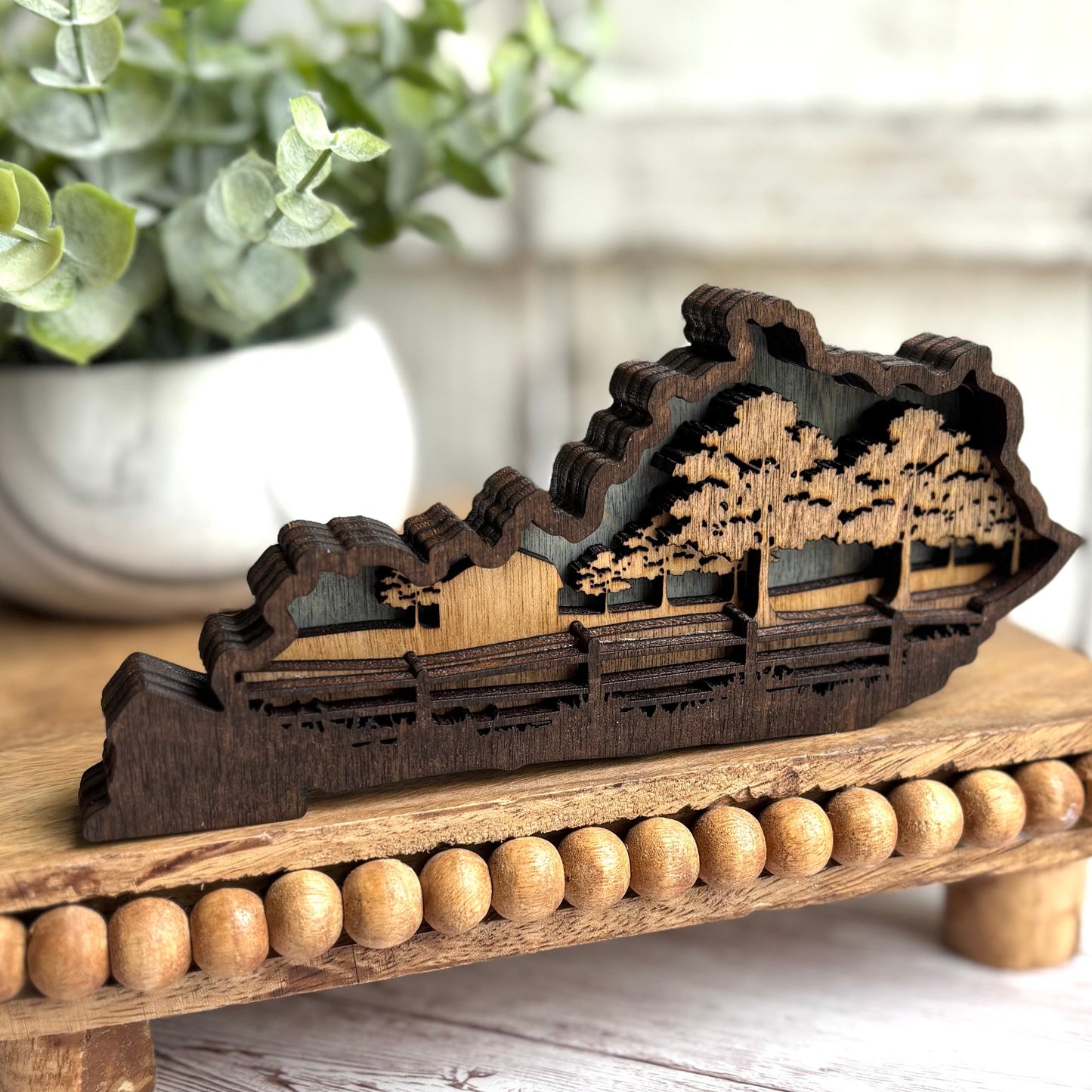 Kentucky Layered Farm Scene