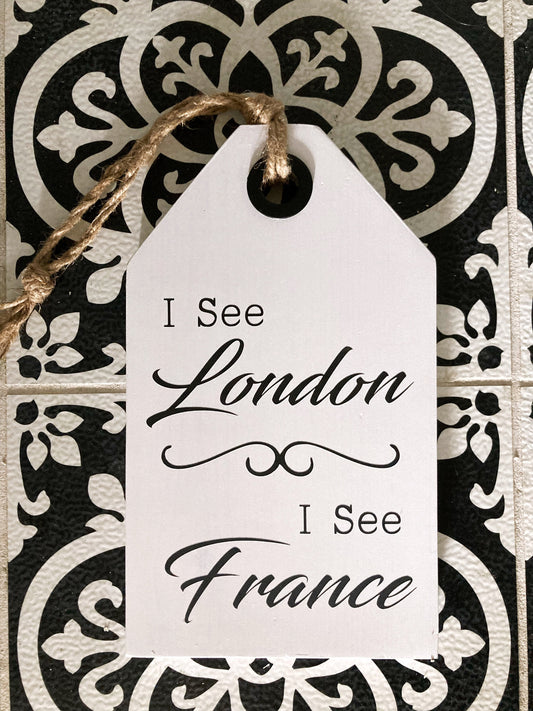 Extra Large Funny Bathroom Sign