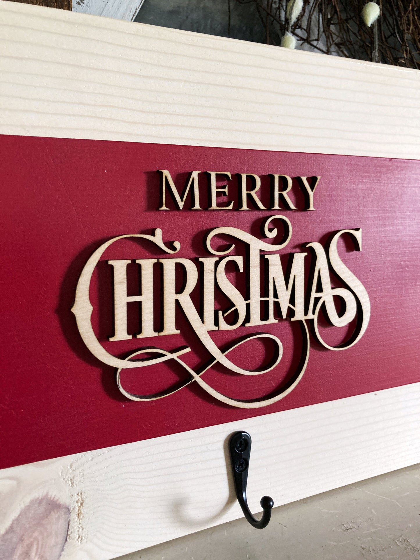 Christmas Stocking Holder, Personalized Christmas Decor