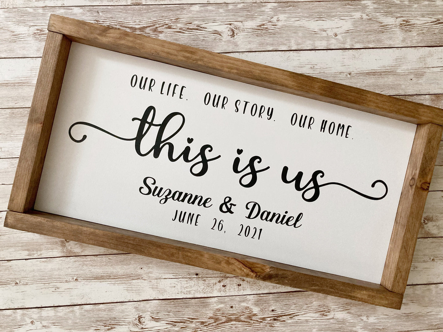 Personalized Wedding or Anniversary Wood Sign